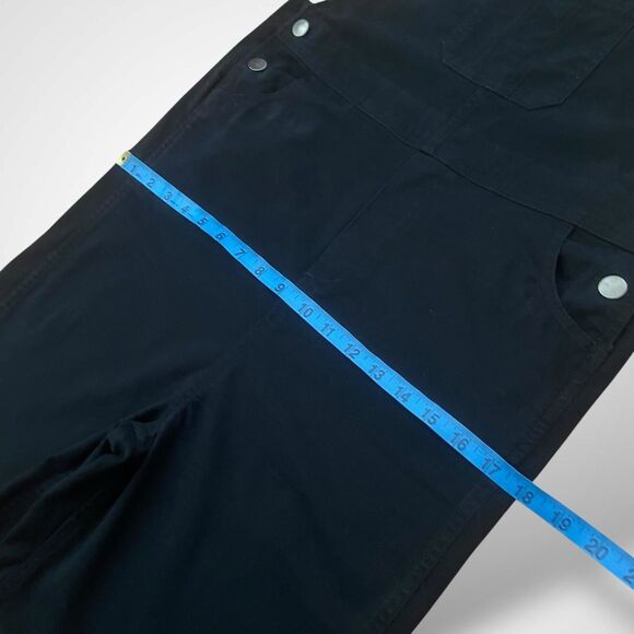 BP. Black Overall Shorts Bib Denim Girls Size 16 Romper Jumpsuit - Picture 7 of 11